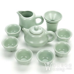 青瓷雅韻 陶瓷茶具套裝的東方美學與實用之道